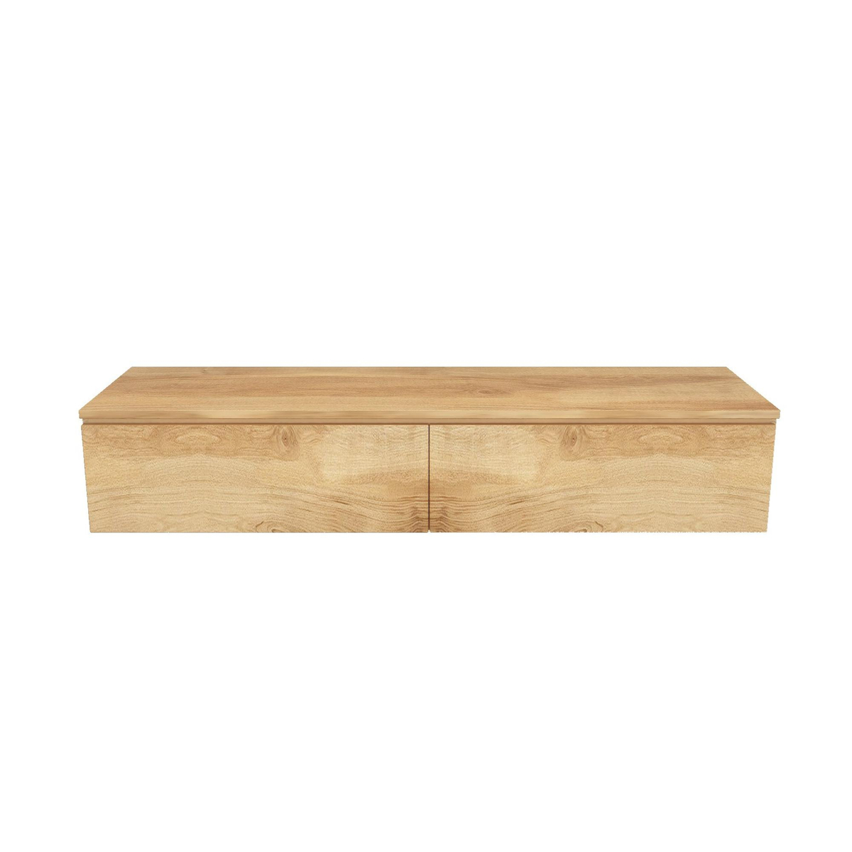 Arcqua Onderkast Living natural oak 160x30 cm 2 lades