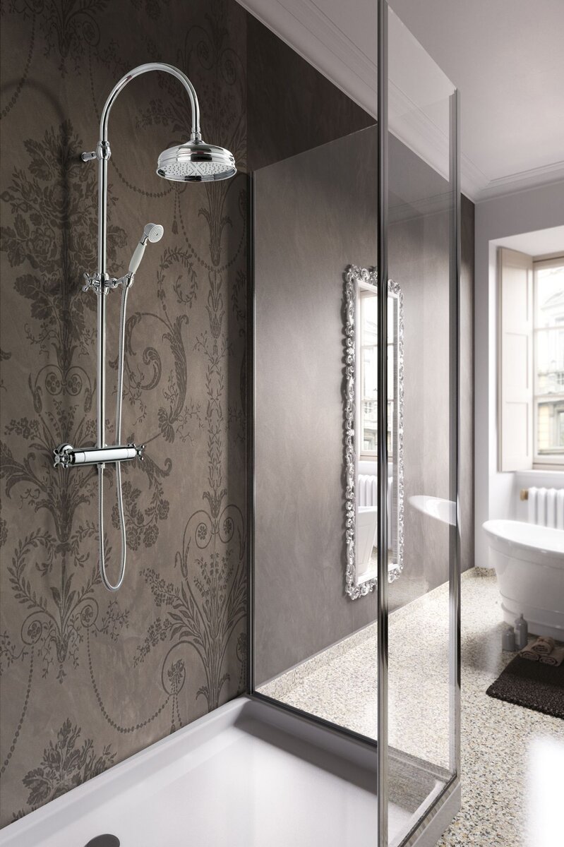 Hotbath Opbouw Regendoucheset Amice Chroom