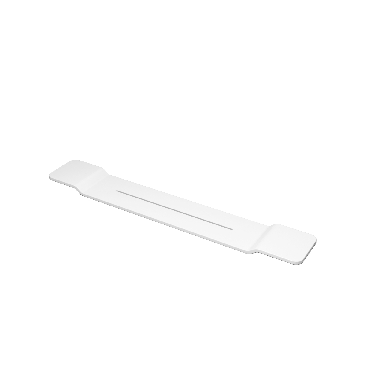 Best-Design Hinza Badplank Solid-Surface Mat-Wit 95x15 cm