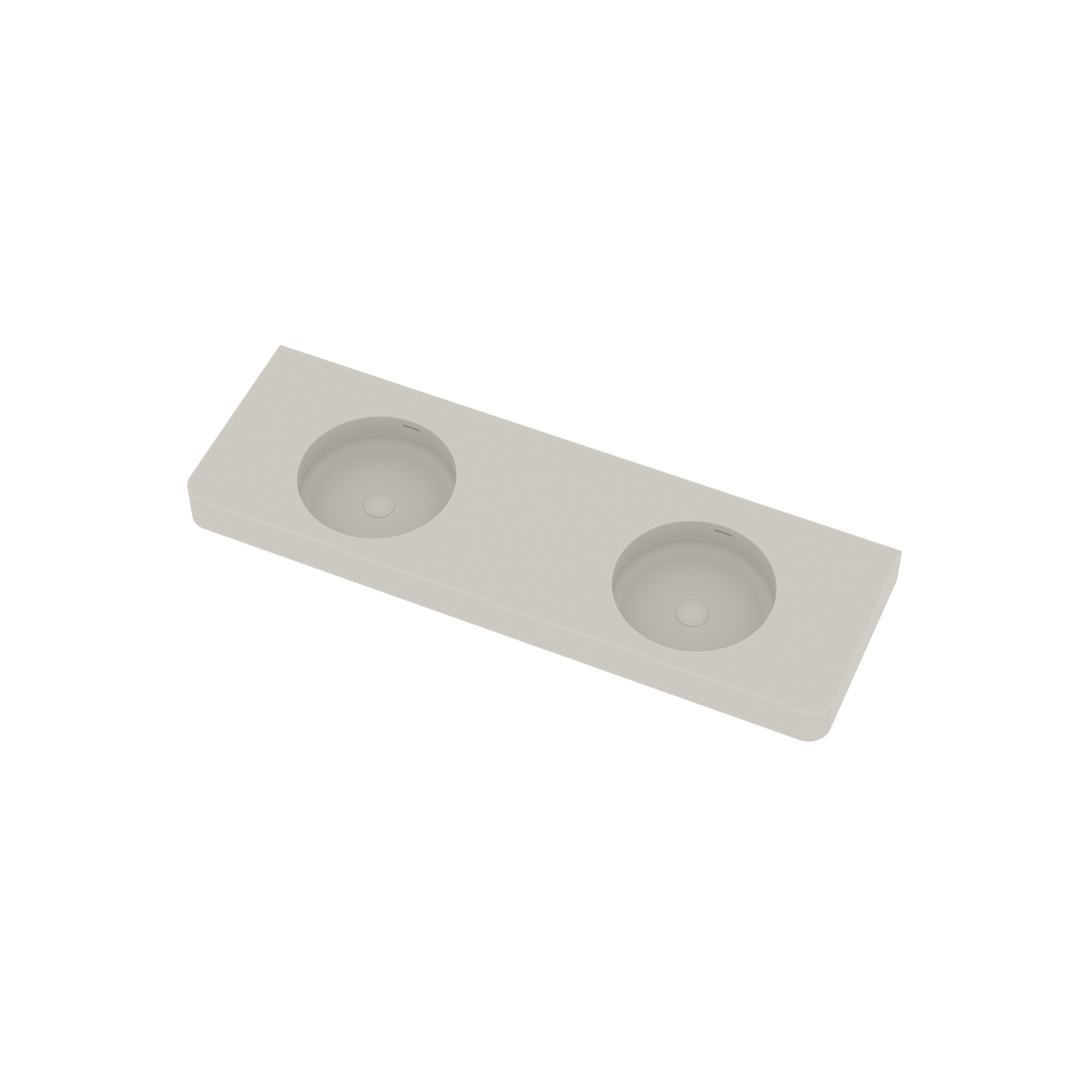 Ideavit Fontein Solidbrio 150x48x14 cm Solid Surface Mat Wit