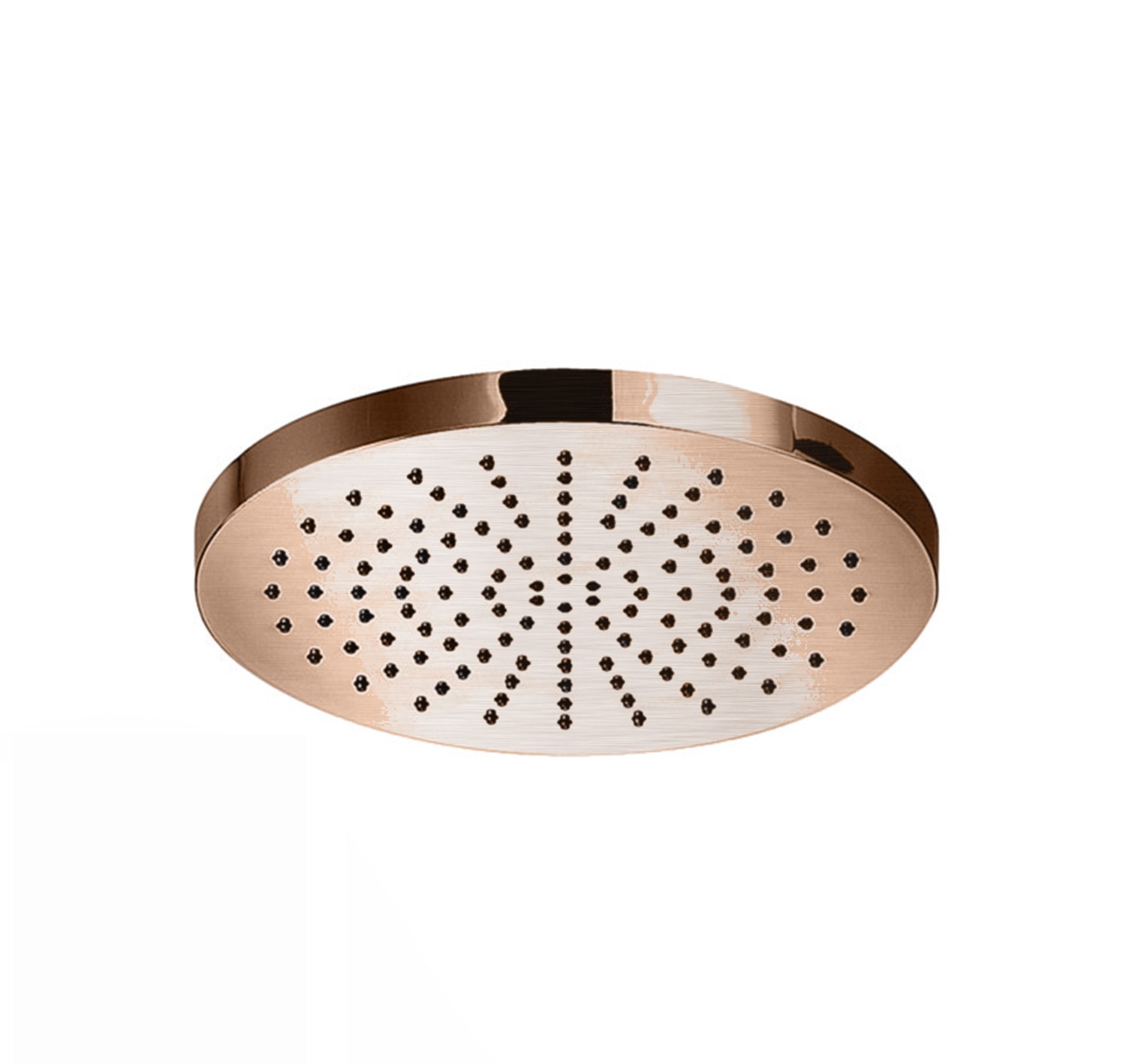 Hotbath Mate Hoofddouche Rond 20 cm Geborsteld Koper - Living Colours