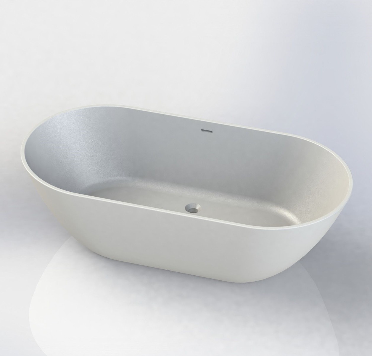 Cusco vrijstaand ligbad 165x84 glans wit