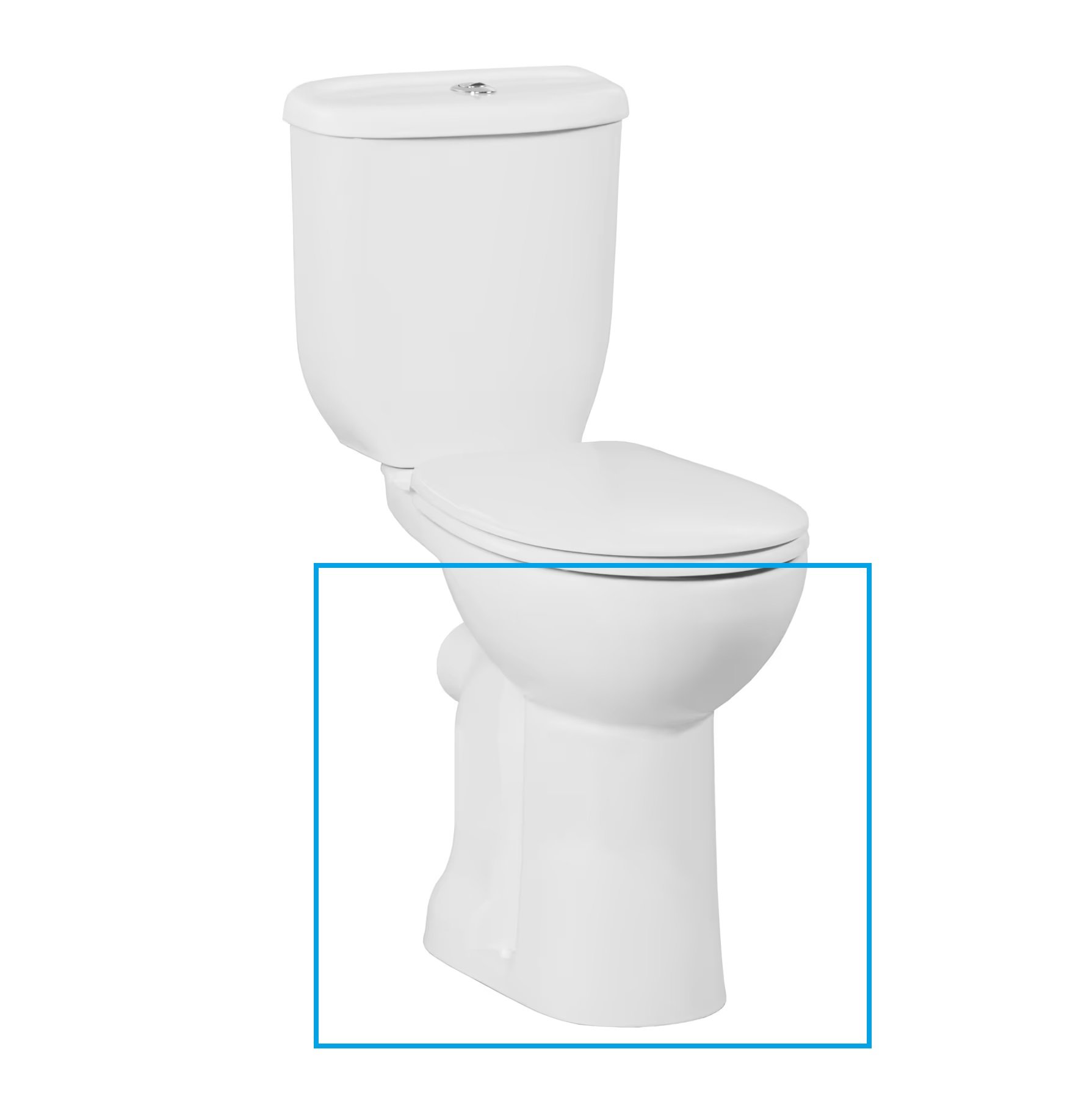 Creavit Staand-Wc Onderpot Wit Mindervaliden, S-Trap