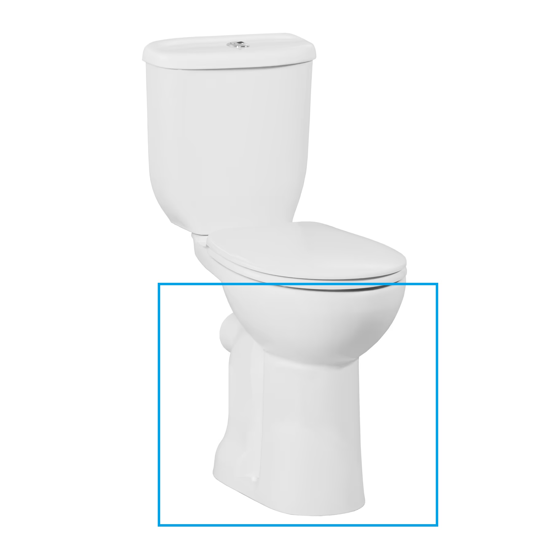 Creavit Staand-Wc Onderpot Wit Mindervaliden, S-Trap