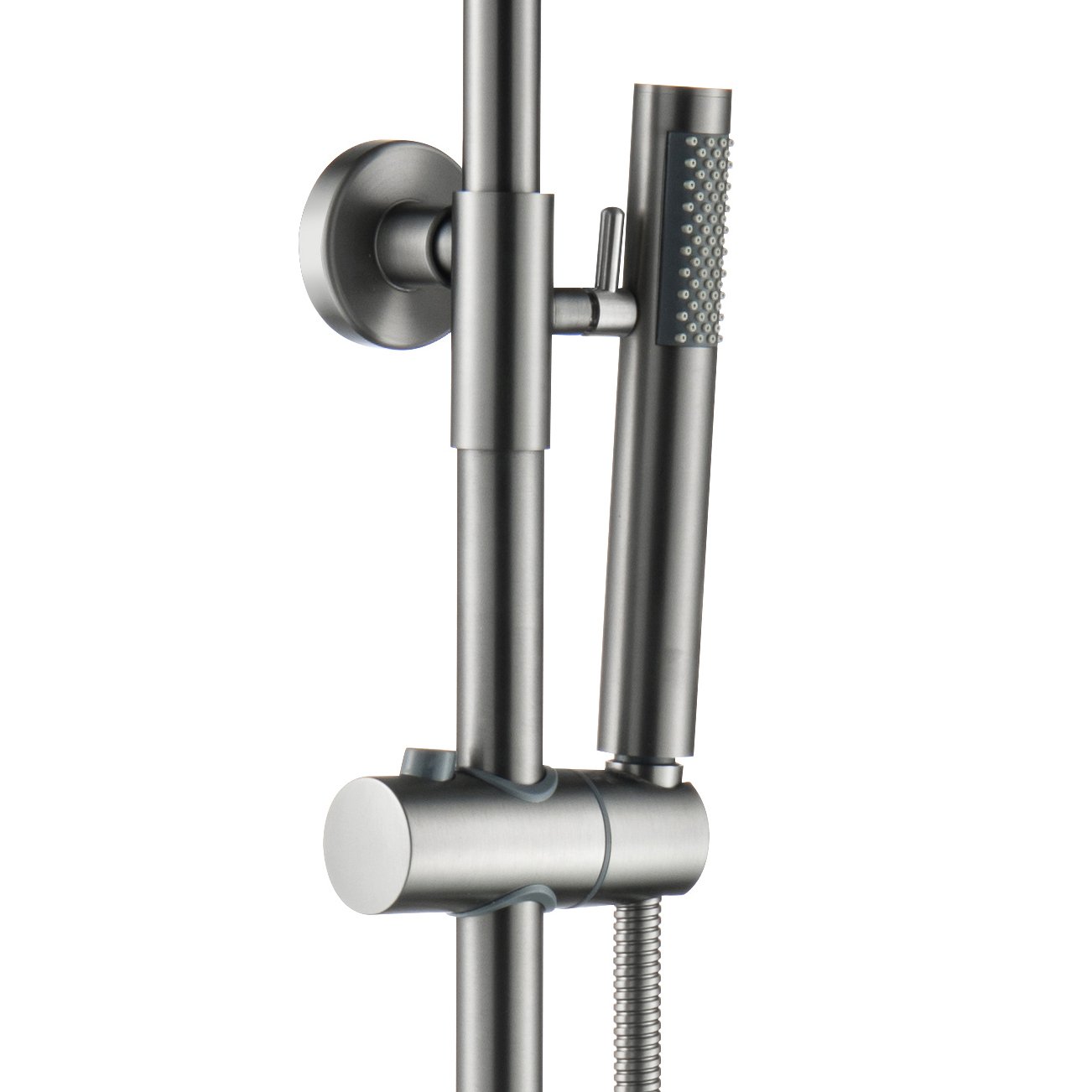 Creavit Aloni Thermostatische Douchekolom Optima Rondo Gunmetal Grijs