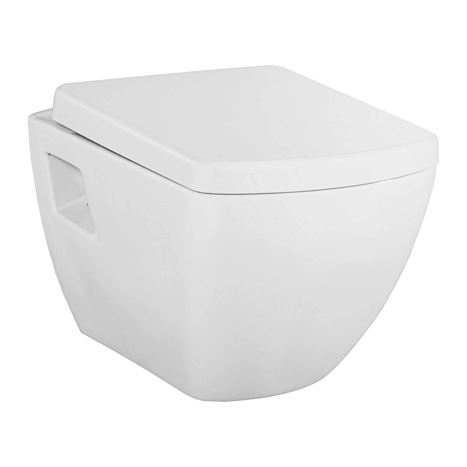 Creavit Design Ophang Wc Met Rvs Sproeier (Bidet), Wit