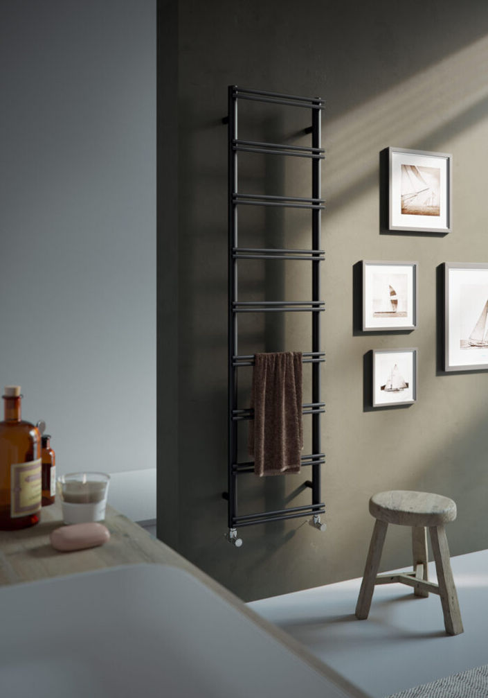 Instamat EMMA Elektrische Radiator 40×159,2 cm Zwart 350W