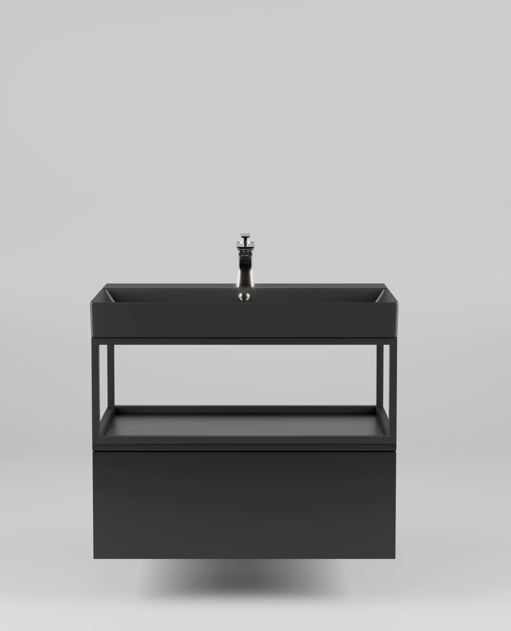 Modulo Badkamermeubel Met Wastafel | 100 Cm Hoogglans Zwart Vlak Front Keramiek 3 Lades Bmw19 00829 Modulo Badkamermeubel Met Wastafel | 100 Cm Hoogglans Zwart Vlak Front Keramiek 3 Lades Bmw19 00829