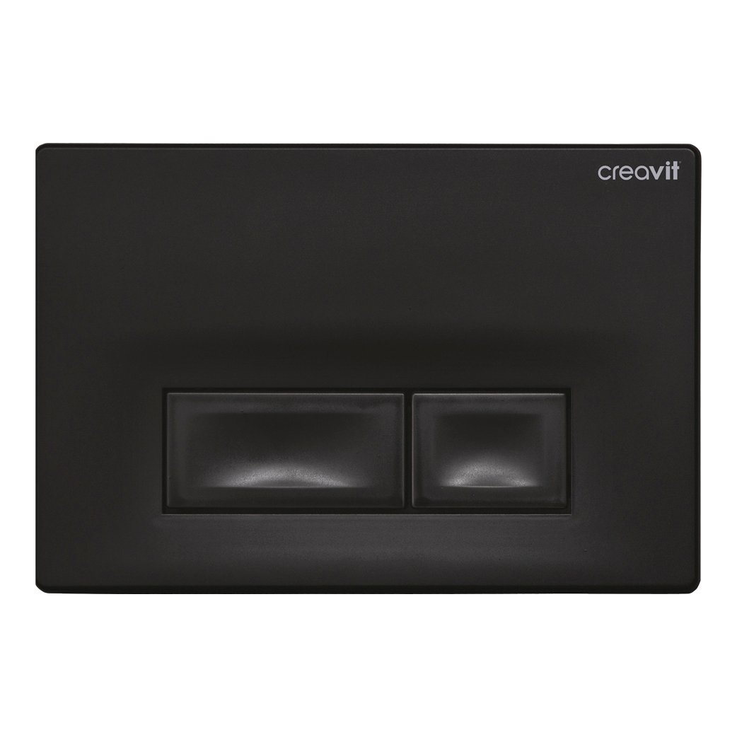 Creavit Mat Zwart Bedieningspaneel