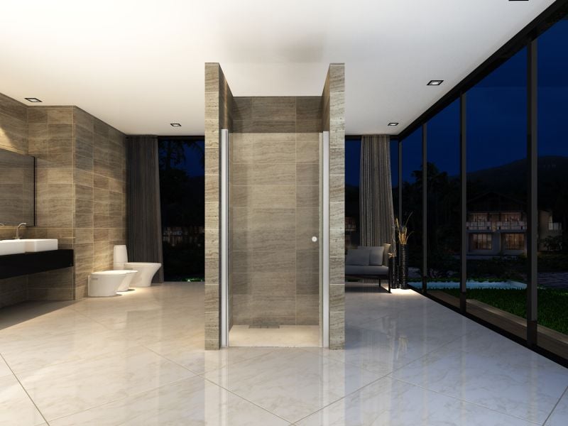 Creavit Aloni Douchedeur In Nis 9cm 6mm 87-91x190cm