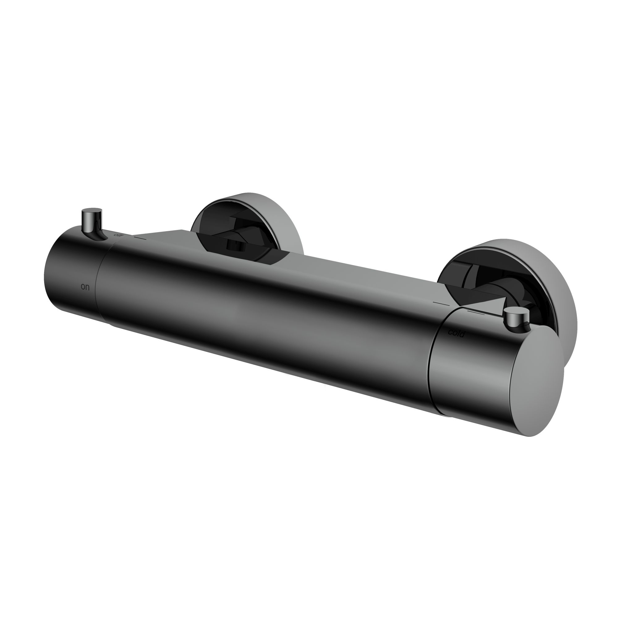 Hotbath Buddy - Laddy Opbouw Douchethermostaatkraan Zwart Chroom