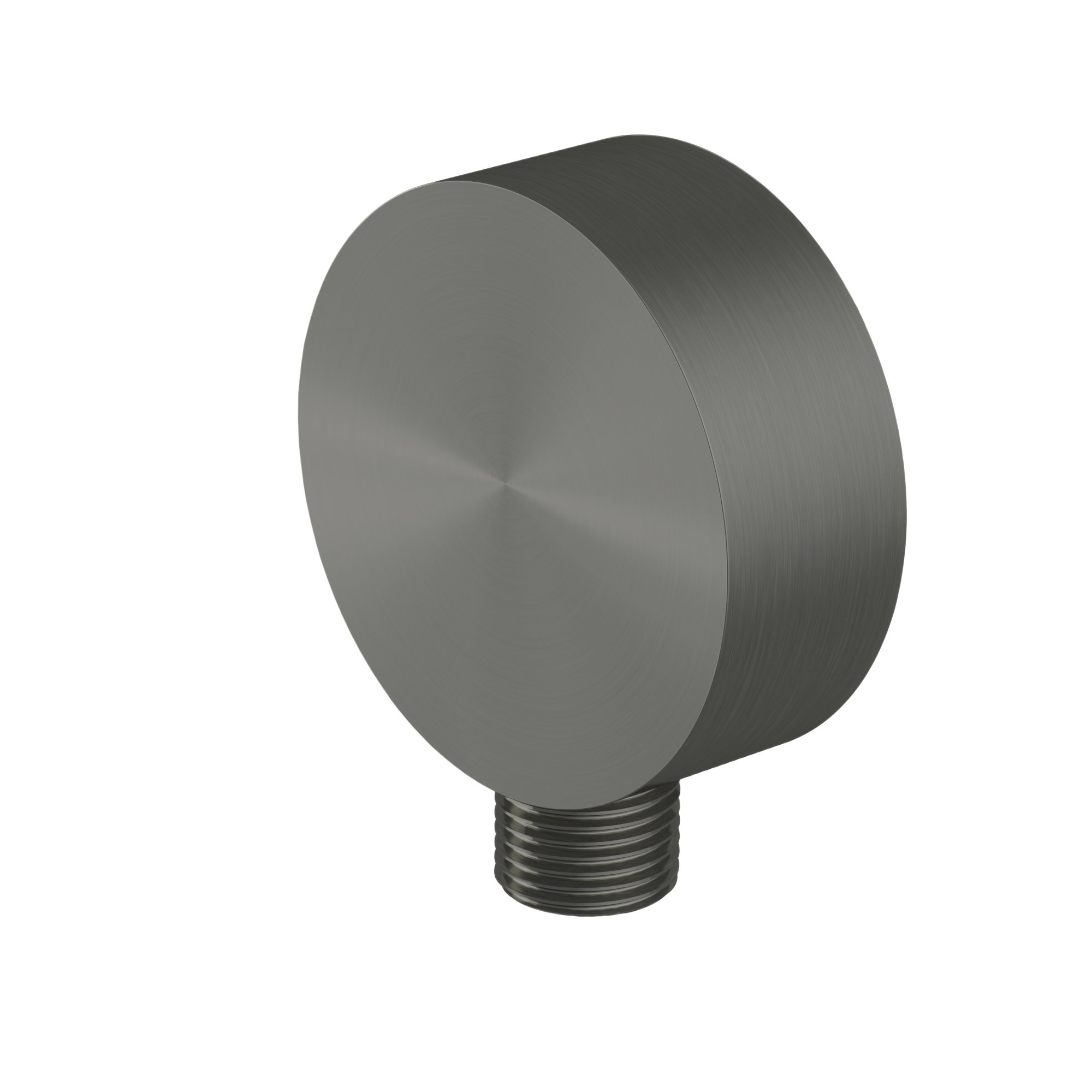 Hotbath Archie Wanduitlaat Rond Geborsteld Gunmetal PVD