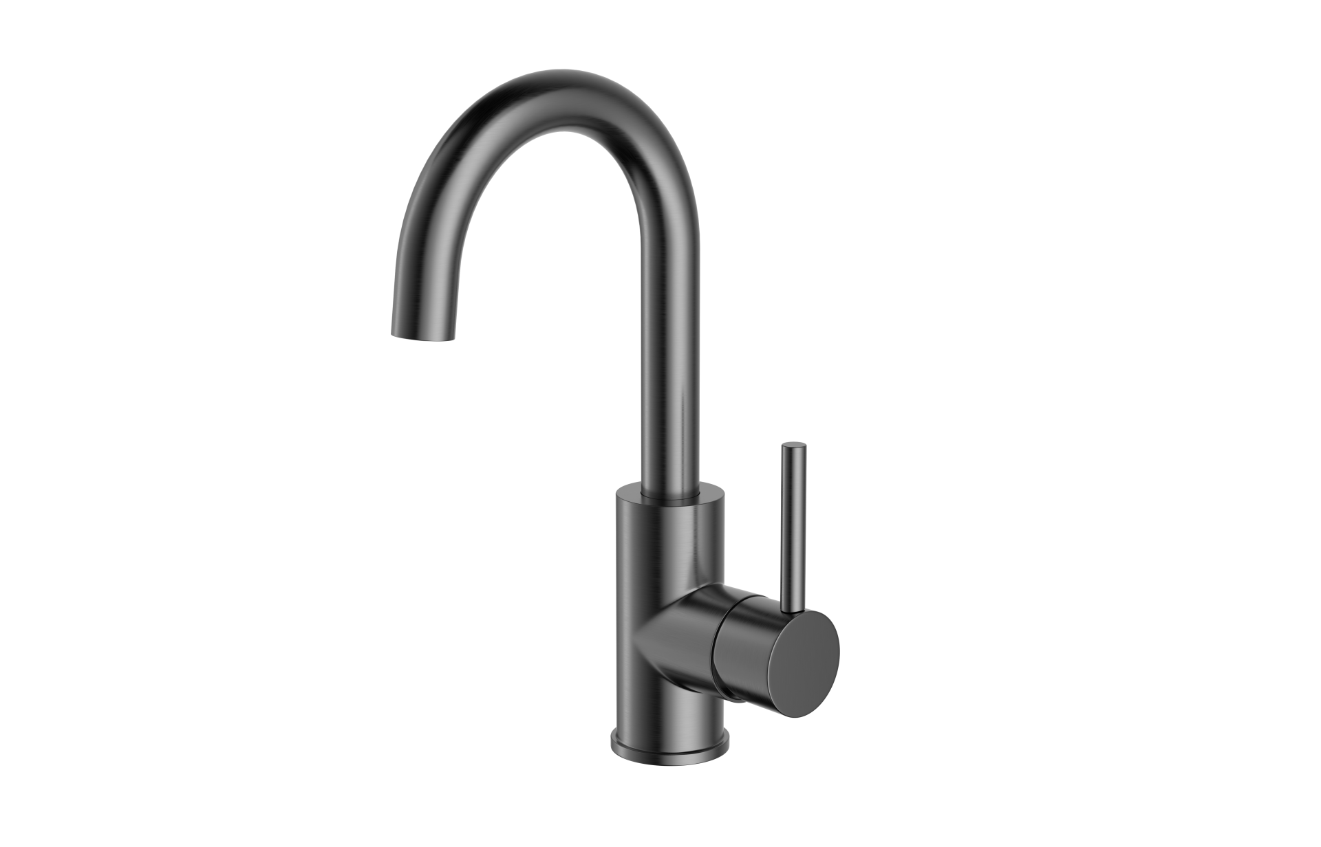 Creavit Aloni Ensy Wastafelmengkraan Eenhendel Met Draaibare Uitloop Gunmetal Grijs