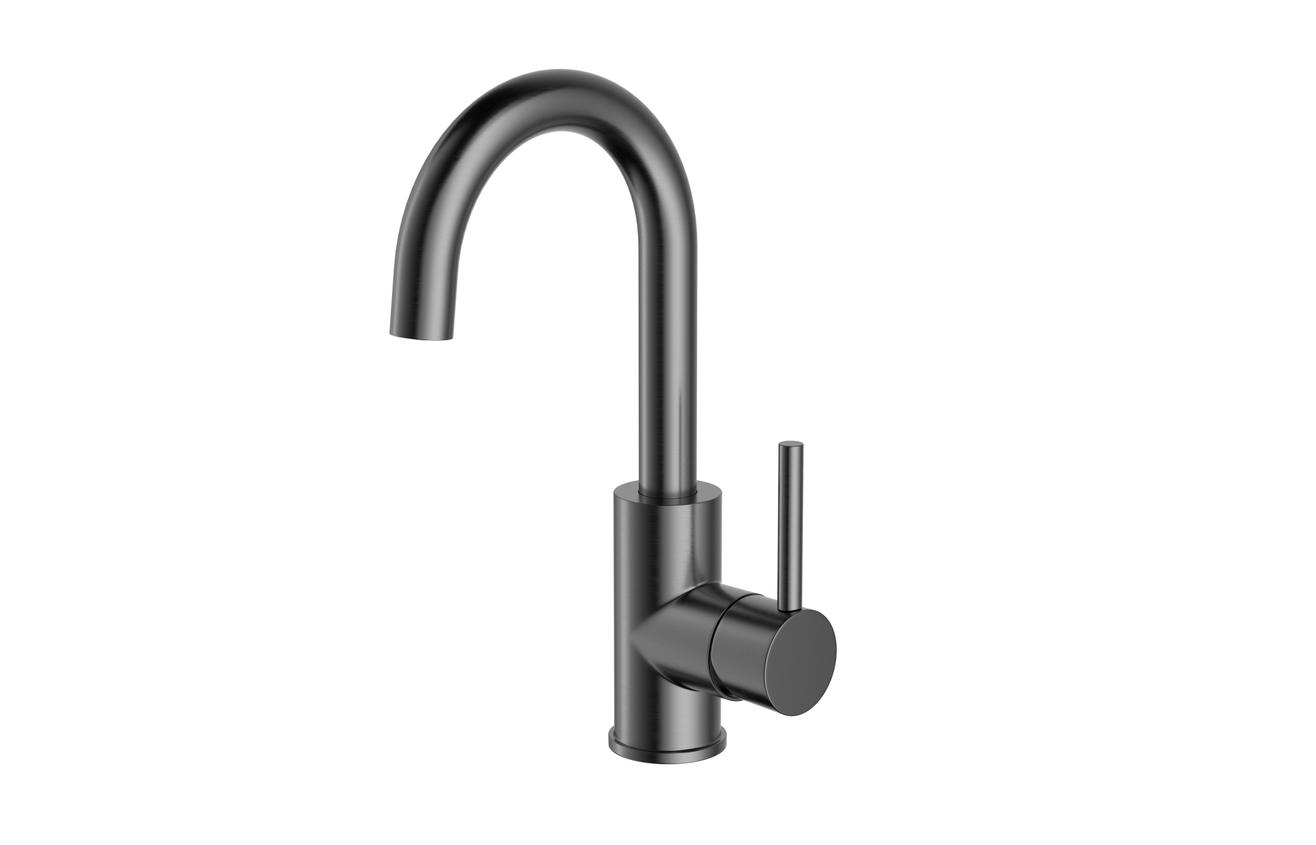 Creavit Aloni Ensy Wastafelmengkraan Eenhendel Met Draaibare Uitloop Gunmetal Grijs