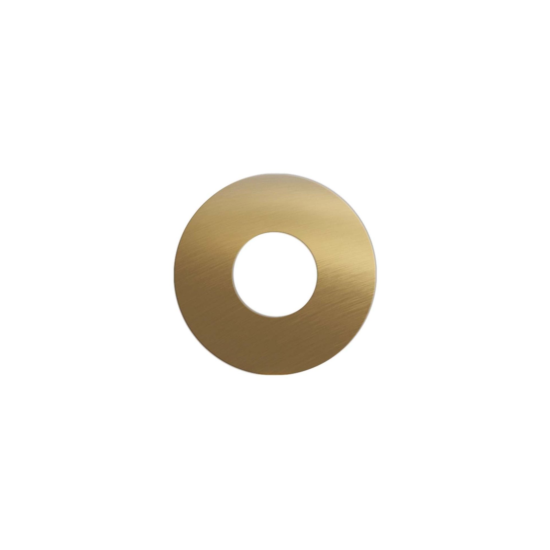 BRAUER Overloopring goud geborsteld PVD