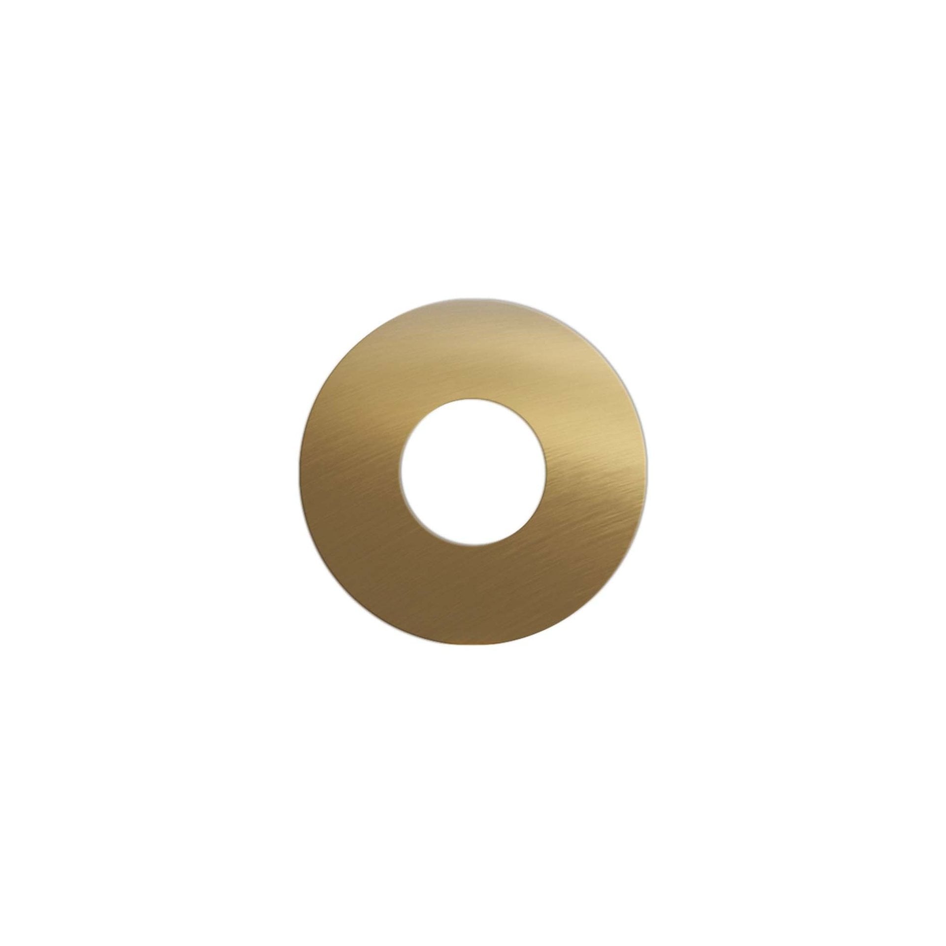 BRAUER Overloopring goud geborsteld PVD