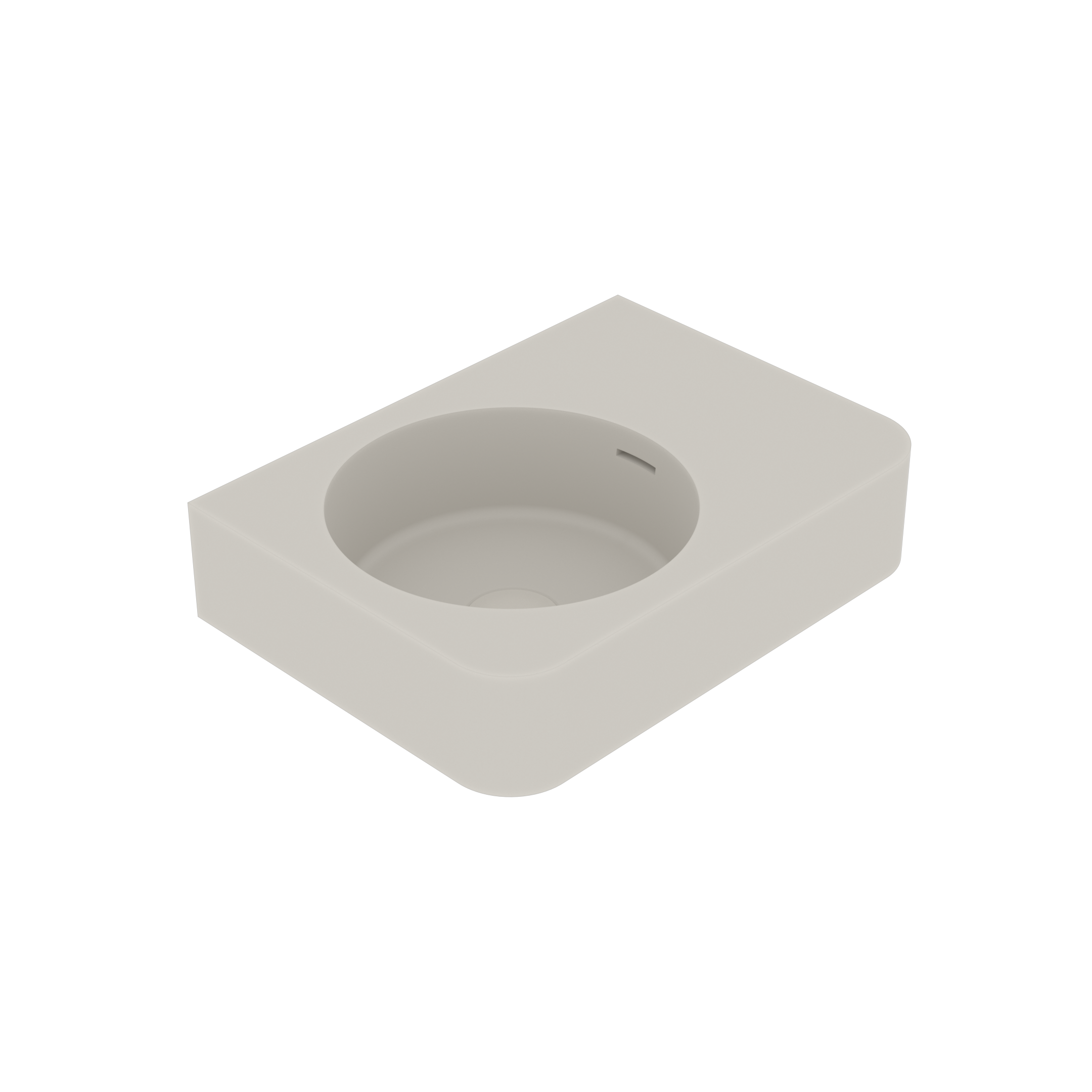 Ideavit Fontein Solidbrio 45x30x14 cm Solid Surface Mat Wit