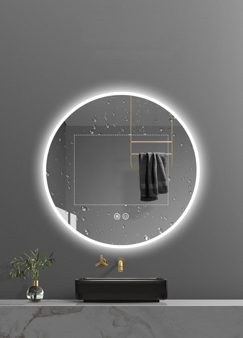 Aloni Ledspiegel Rond Omega Ø100cm Heating