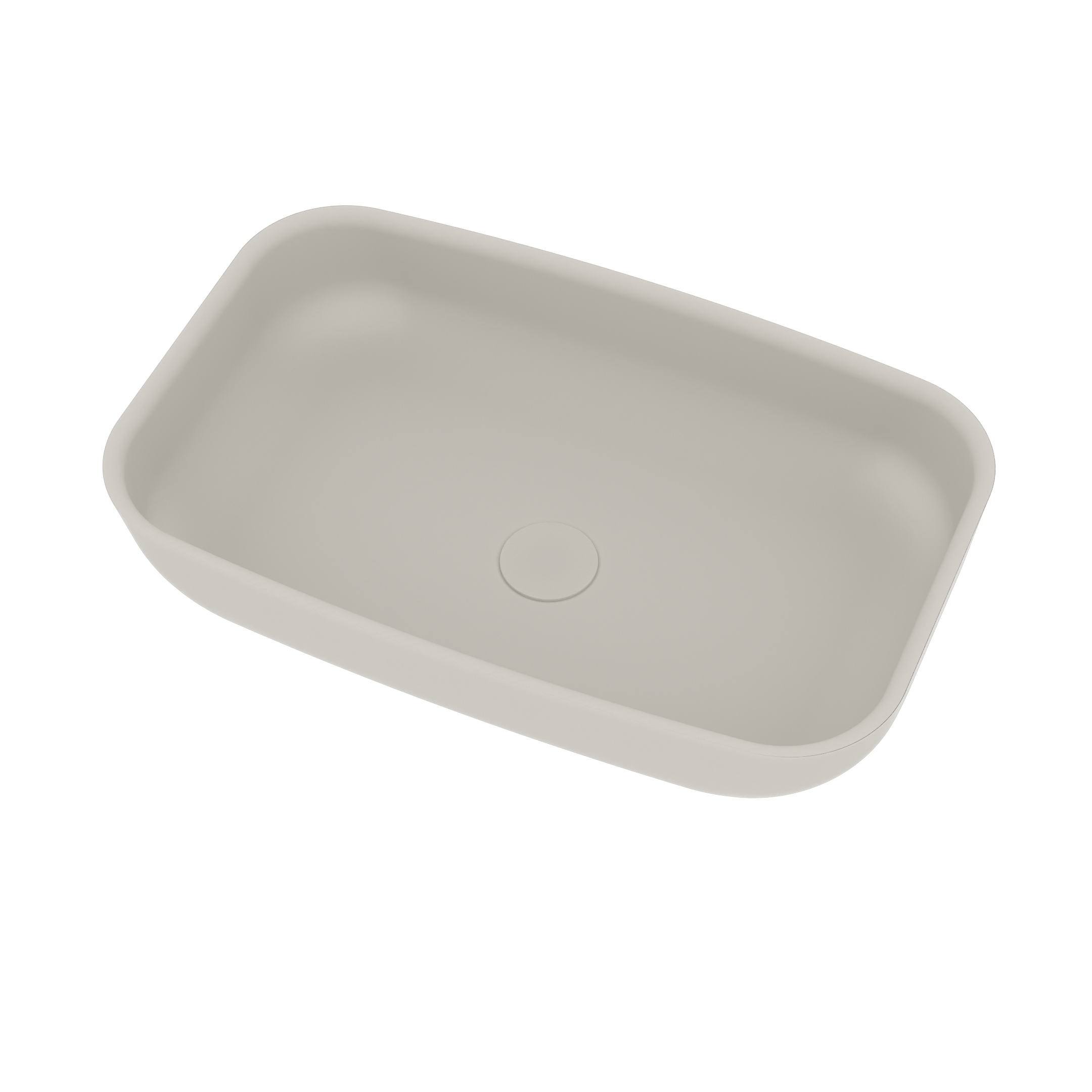 Ideavit Opbouw Waskom Solidpool 55x35x13 cm Solid Surface Mat Wit