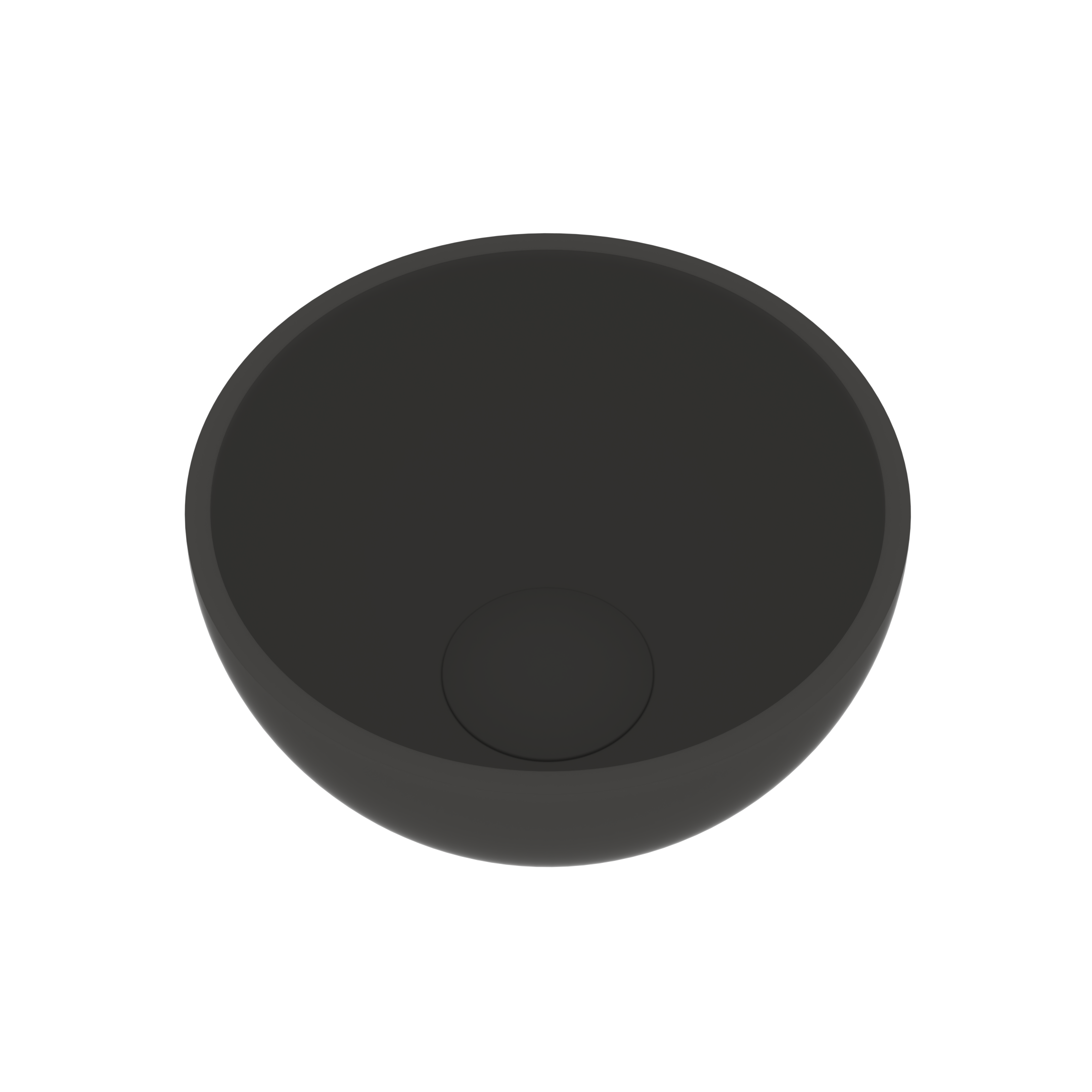 ideavit Opbouw Waskom Solidmicro 23x11.5 cm Solid Surface Mat Donker Grijs