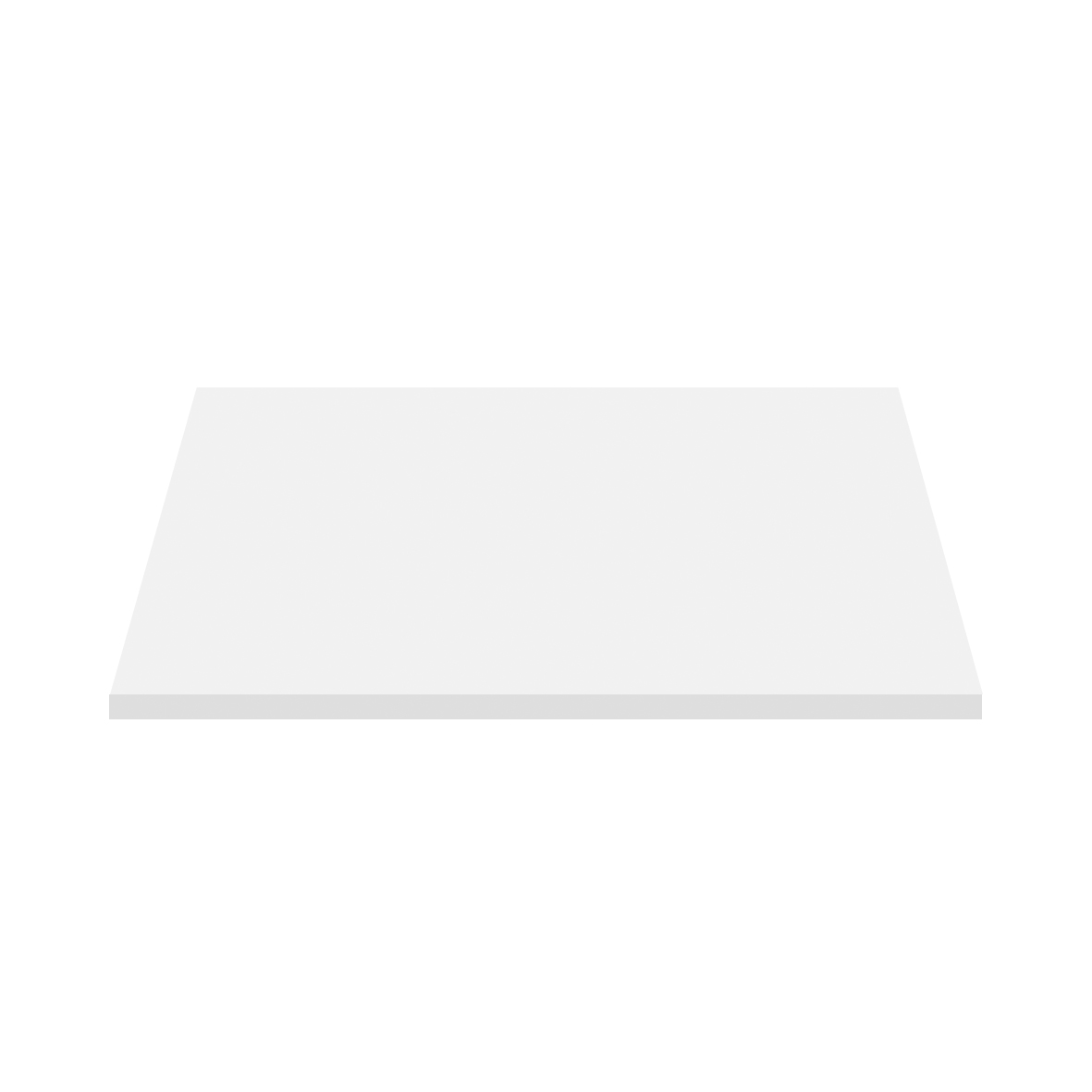 Aloni Wastafeltablet Hout 80cm Mat Wit