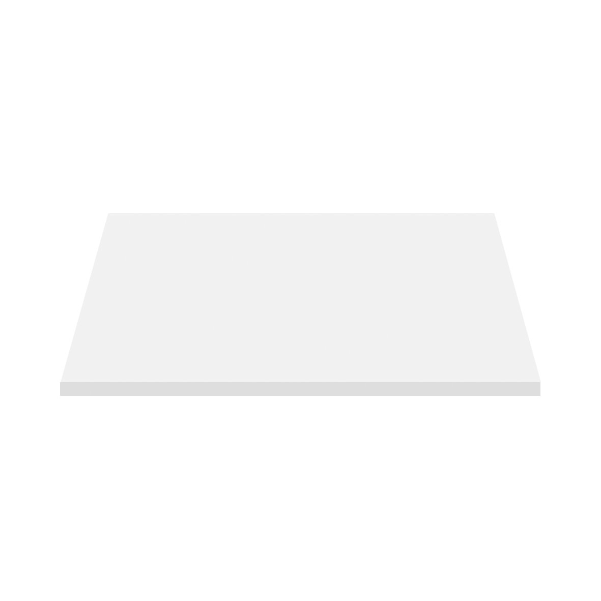 Aloni Wastafeltablet Hout 80cm Mat Wit