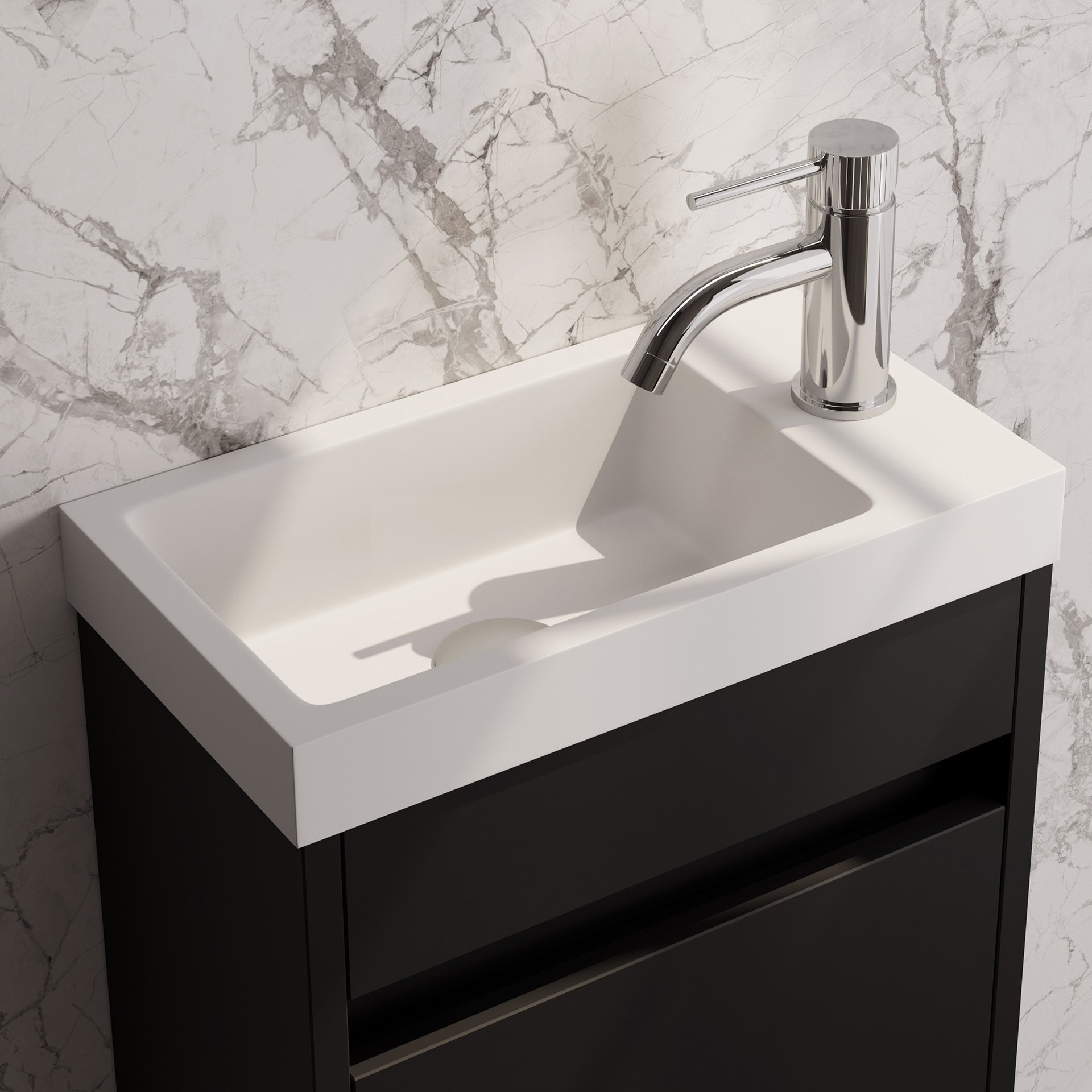 BRAUER Stripe opbouw fonteinkraan chroom