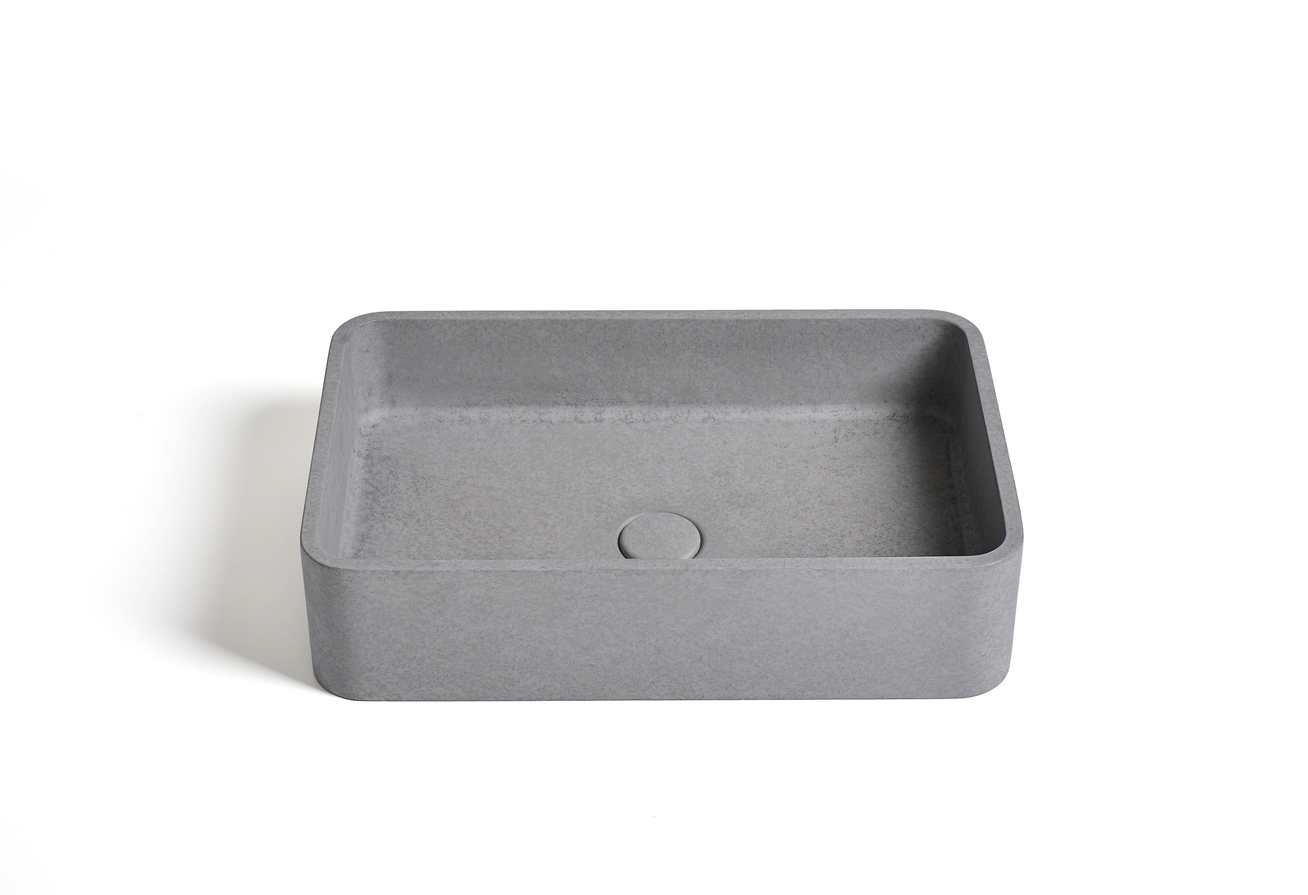 Ideavit Waskom Idea.Gaia 50x32.5x12 cm Vierkant Beton Grijs