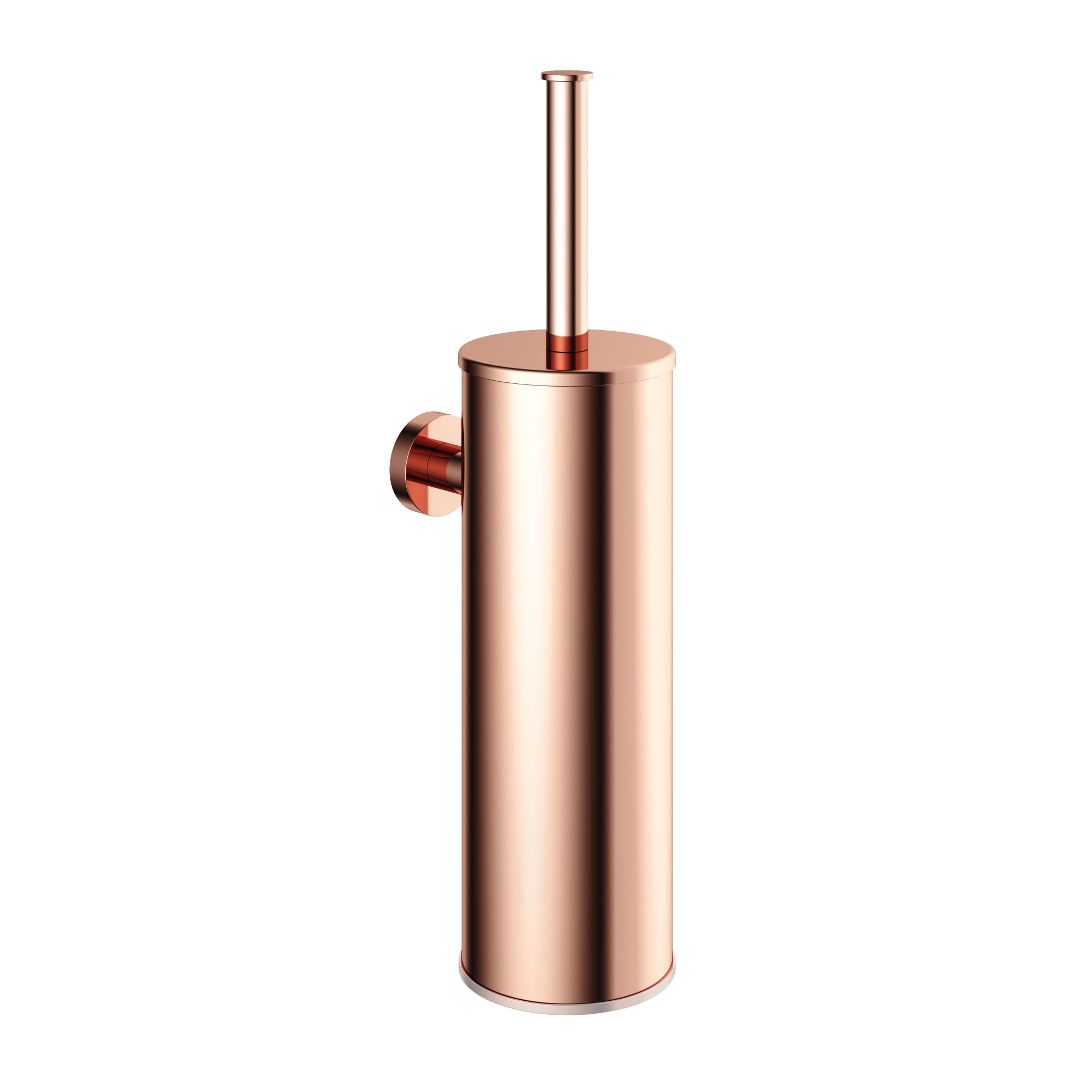 Toiletborstelgarnituur Hotbath Cobber Wandmodel Roze Goud