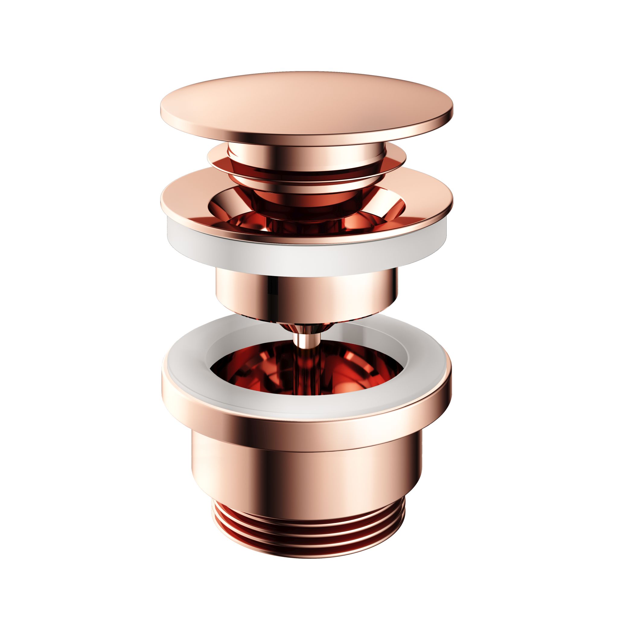 Hotbath Pal Clickwaste Roze Goud