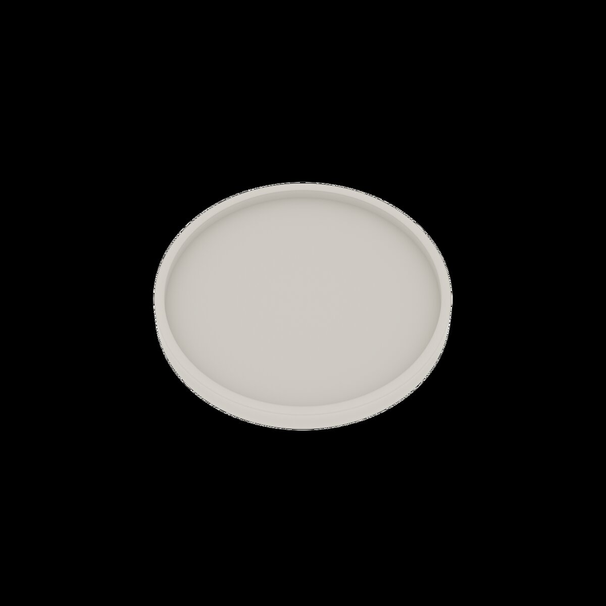 Ideavit Solidmac plateau 15x1.2cm Solid surface mat wit