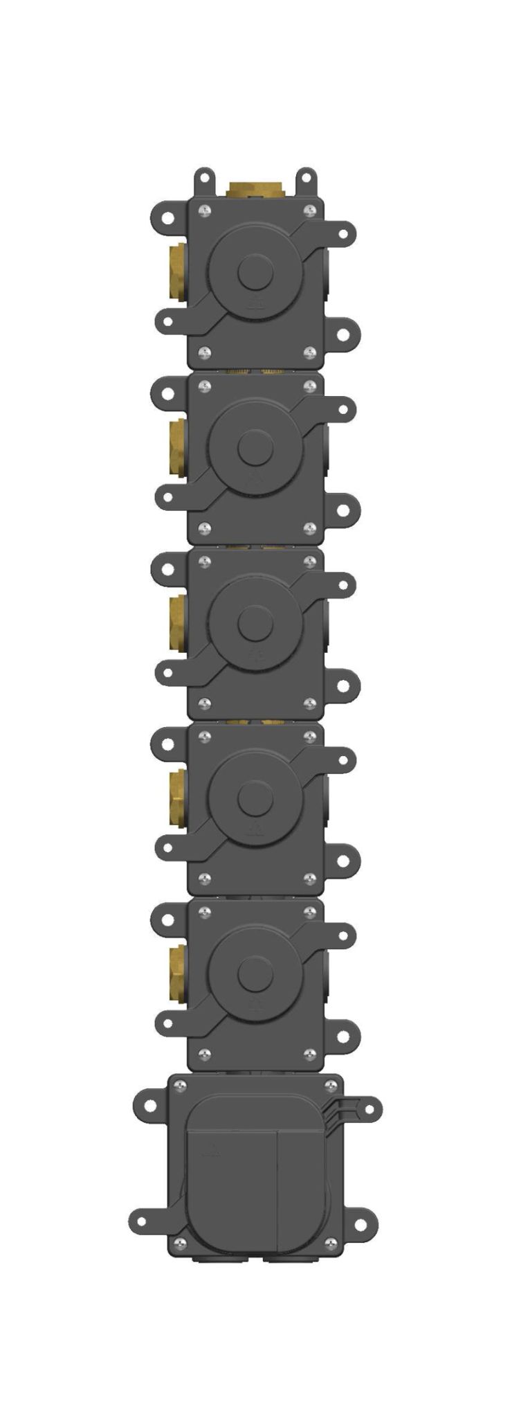 Hotbath Mate Inbouwdeel 5 Stopkranen