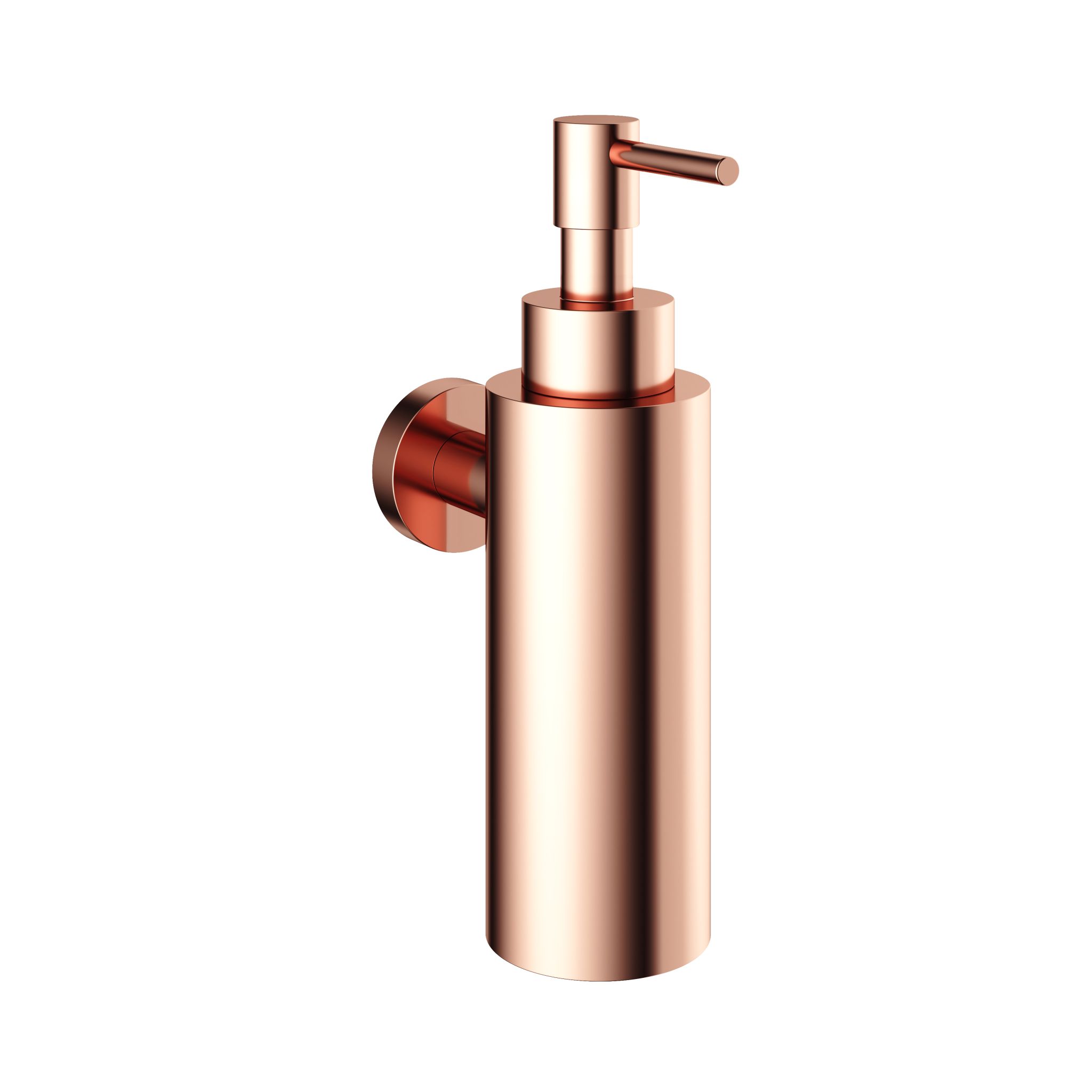 Hotbath Cobber zeepdispenser wandmodel 17,8 x 5 x 10,9 cm, roze goud