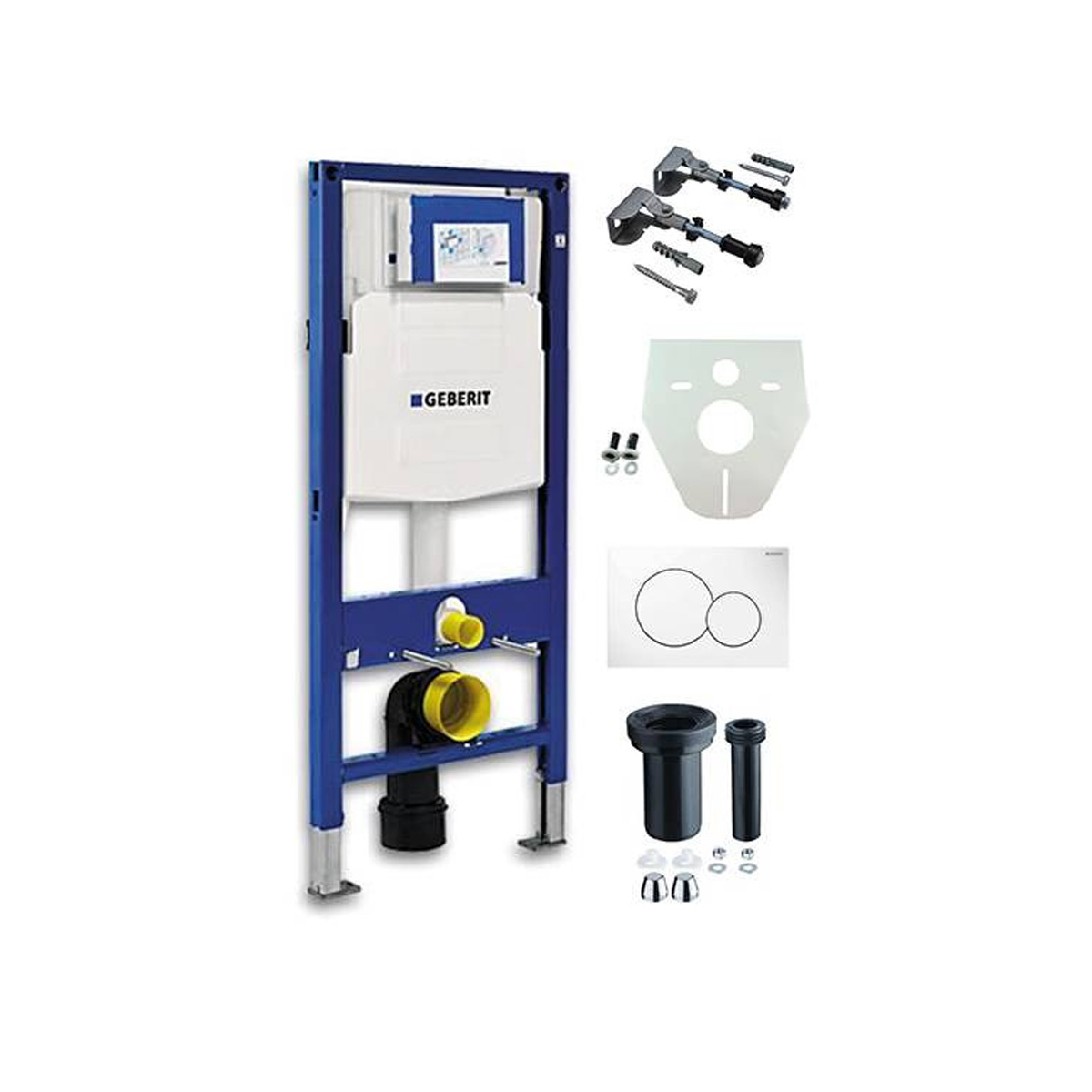 schade Leuk vinden Duplicatie Geberit Up-320 Inbouwreservoir + Sigma-01 Drukplaat Wit | Sanexo
