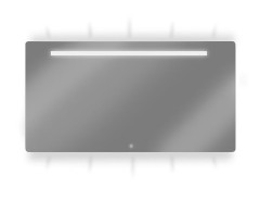 Looox Spiegel ML2 LED onder+boven en geintegreerd LED verlichting 80x70 cm